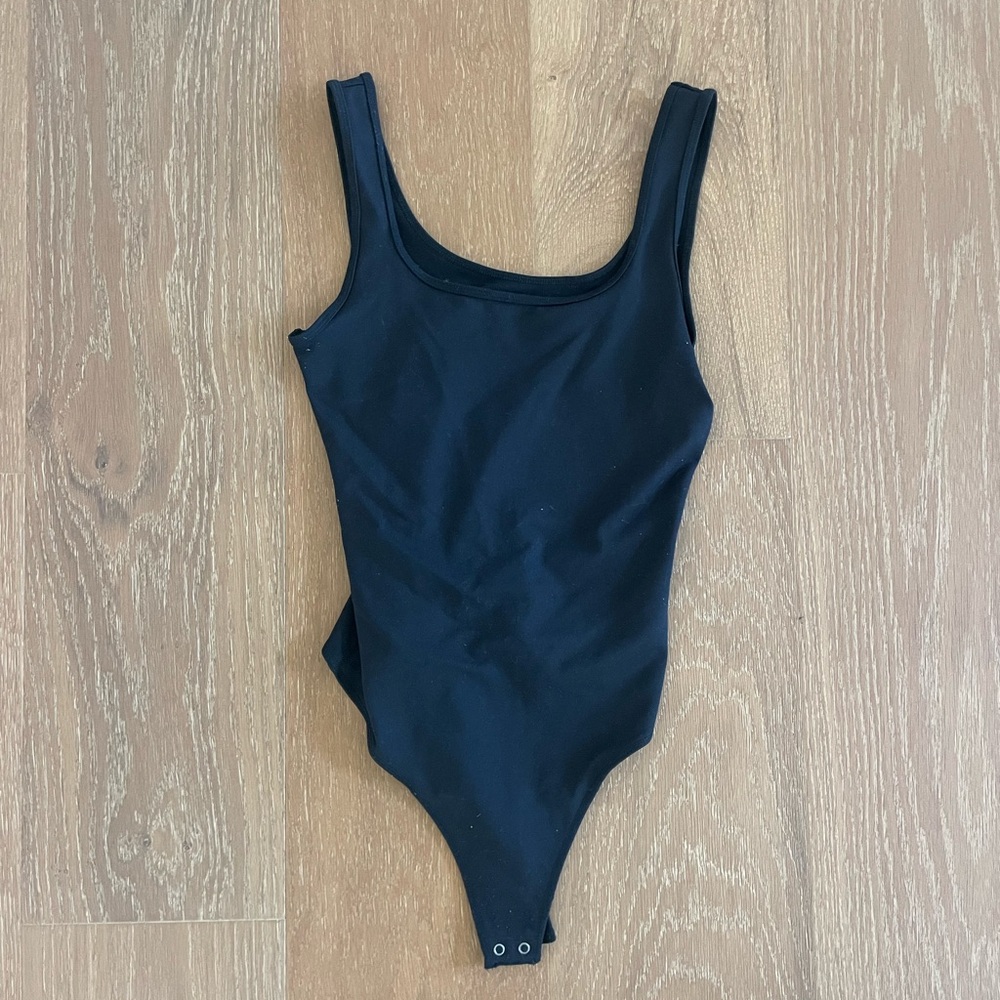 Abercrombie Black Sleeveless Bodysuit